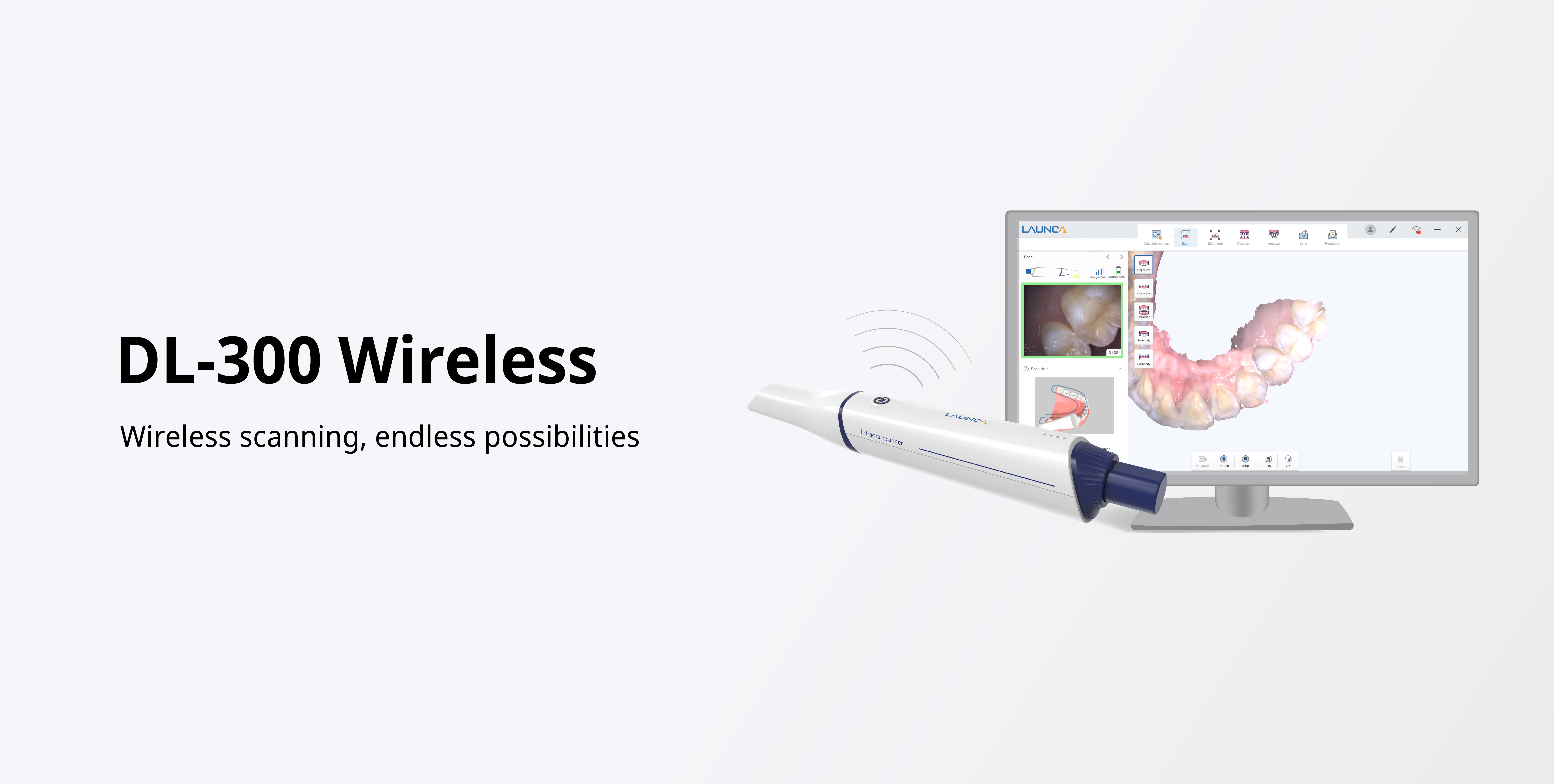 Scanner intraorale wireless LAUNCA DL-300